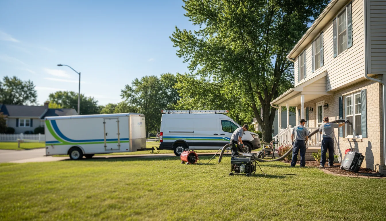 Flooded Basement Restoration And Cleanup With Repair in Lostant, IL near me